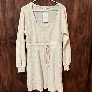NWT Bohme sweater dress. So cute light peach large
